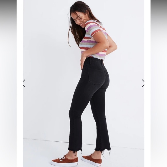 madewell tall curvy cali demi boot jeans in berkeley black - Picture 2 of 11